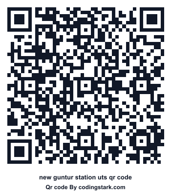 New Guntur Station UTS QR Code