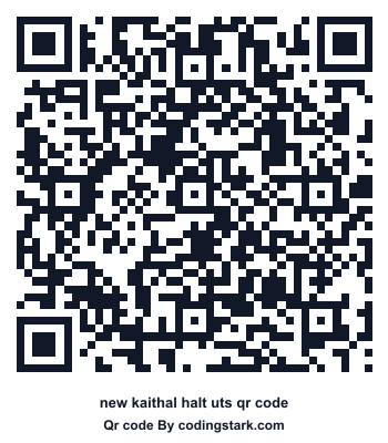 New Kaithal Halt UTS QR Code