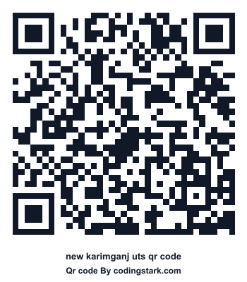 New Karimganj UTS QR Code