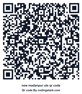New Madanpur UTS QR Code