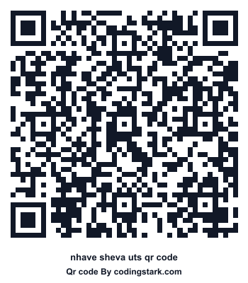 Nhave Sheva UTS QR Code
