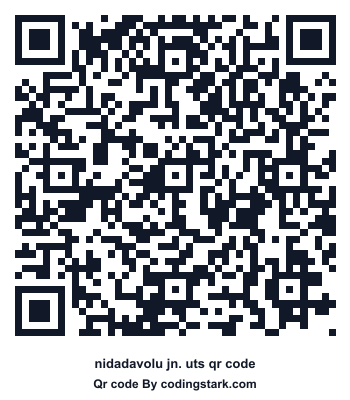 Nidadavolu Jn. UTS QR Code