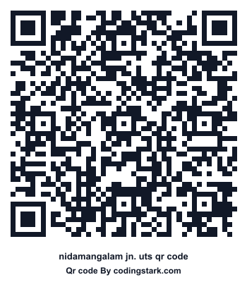 Nidamangalam Jn. UTS QR Code