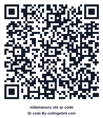 Nidamanuru UTS QR Code