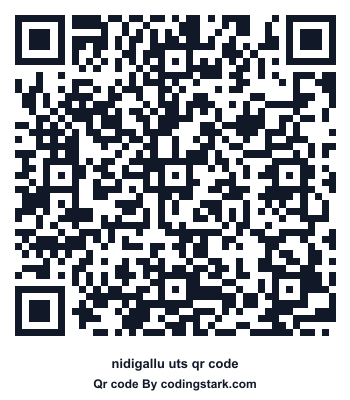Nidigallu UTS QR Code