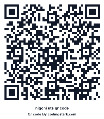Nigohi UTS QR Code