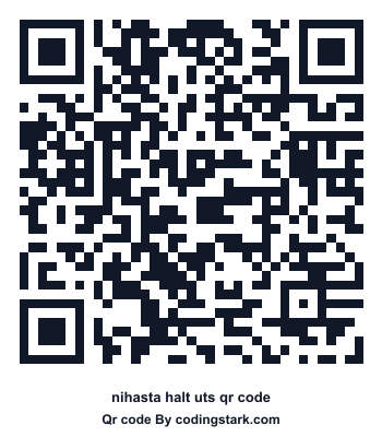 Nihasta Halt UTS QR Code