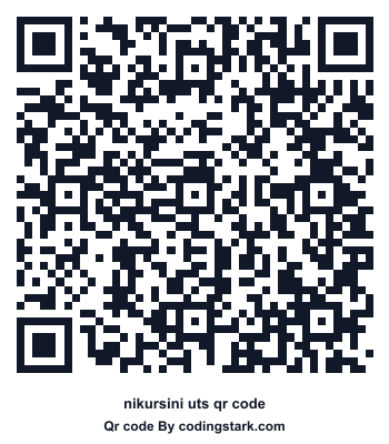 Nikursini UTS QR Code