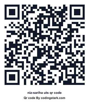 Niz-sariha UTS QR Code