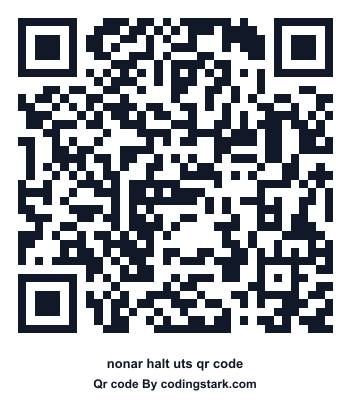 Nonar Halt UTS QR Code