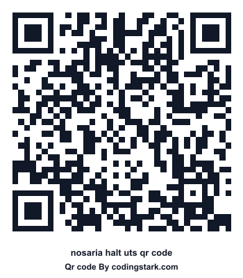 Nosaria Halt UTS QR Code