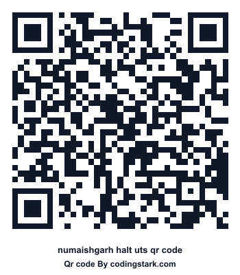 Numaishgarh Halt UTS QR Code