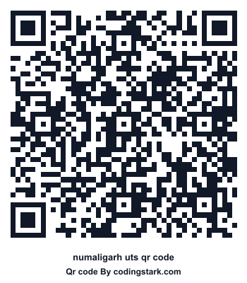 Numaligarh UTS QR Code