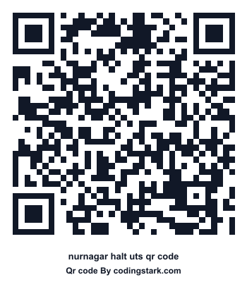 Nurnagar Halt UTS QR Code