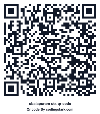 Obalapuram UTS QR Code