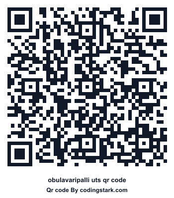 Obulavaripalli UTS QR Code