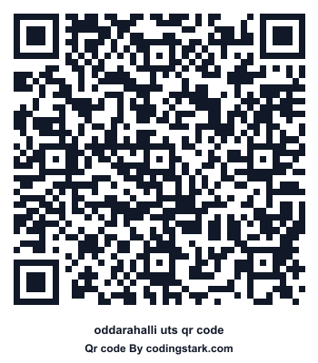 Oddarahalli UTS QR Code