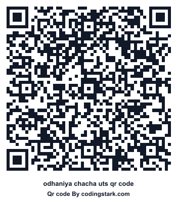 Odhaniya Chacha UTS QR Code
