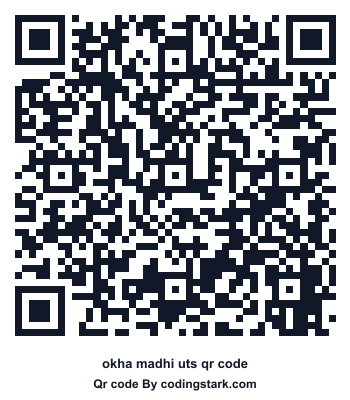 Okha Madhi UTS QR Code
