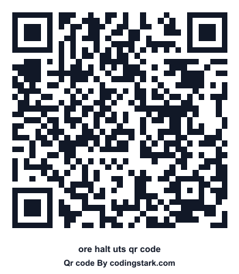 Ore Halt UTS QR Code