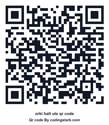 Orki Halt UTS QR Code