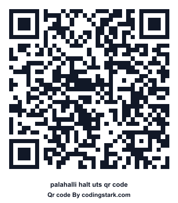 Palahalli Halt UTS QR Code