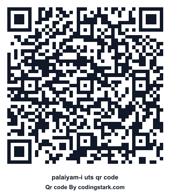 Palaiyam-i UTS QR Code