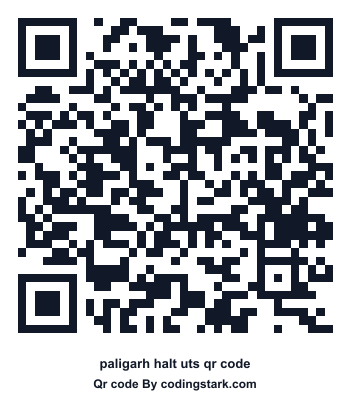 Paligarh Halt UTS QR Code