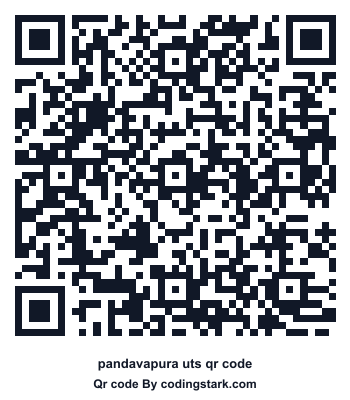 Pandavapura UTS QR Code