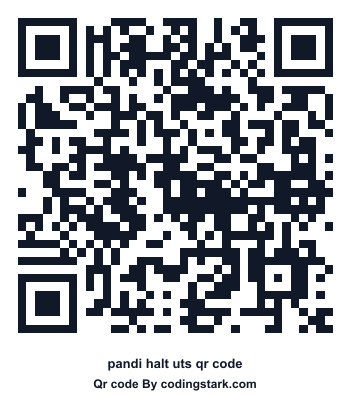 Pandi Halt UTS QR Code