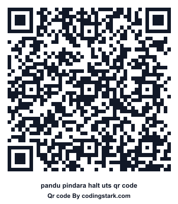 Pandu Pindara Halt UTS QR Code