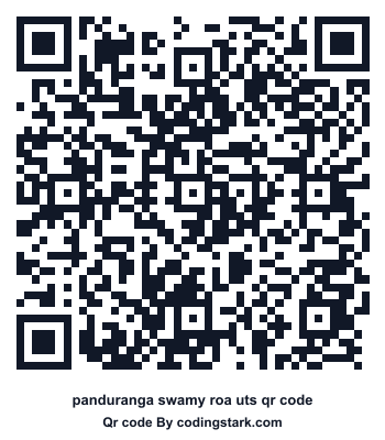 Panduranga Swamy Roa UTS QR Code