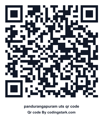 Pandurangapuram UTS QR Code