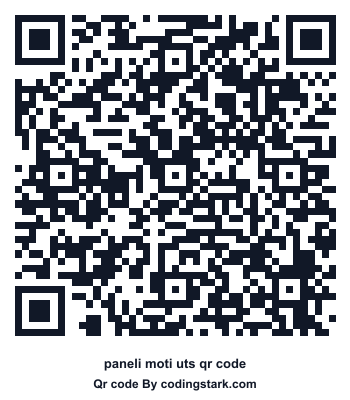 Paneli Moti UTS QR Code