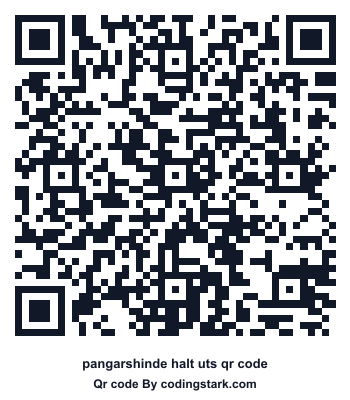 Pangarshinde Halt UTS QR Code