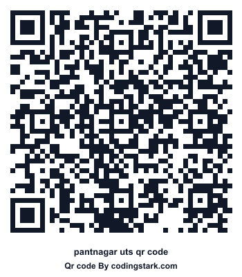 Pantnagar UTS QR Code