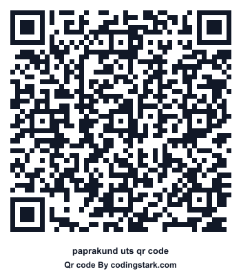 Paprakund UTS QR Code