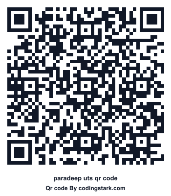 Paradeep UTS QR Code