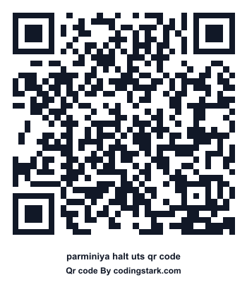 Parminiya Halt UTS QR Code