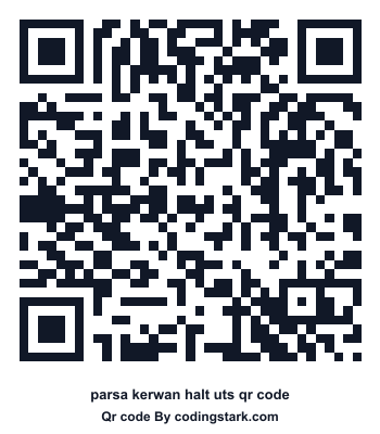 Parsa Kerwan Halt UTS QR Code