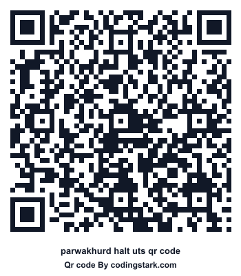 Parwakhurd Halt UTS QR Code