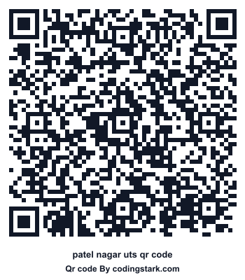 Patel Nagar UTS QR Code