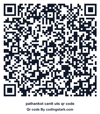 Pathankot Cantt UTS QR Code