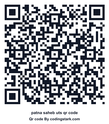 Patna Saheb UTS QR Code