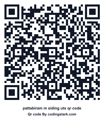 Pattabiram M Siding UTS QR Code