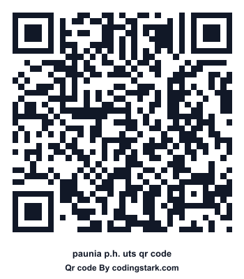 Paunia P.h. UTS QR Code