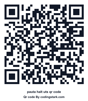 Pauta Halt UTS QR Code