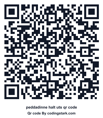 Peddadinne Halt UTS QR Code