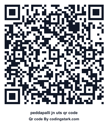 Peddapalli Jn UTS QR Code