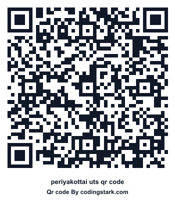Periyakottai UTS QR Code